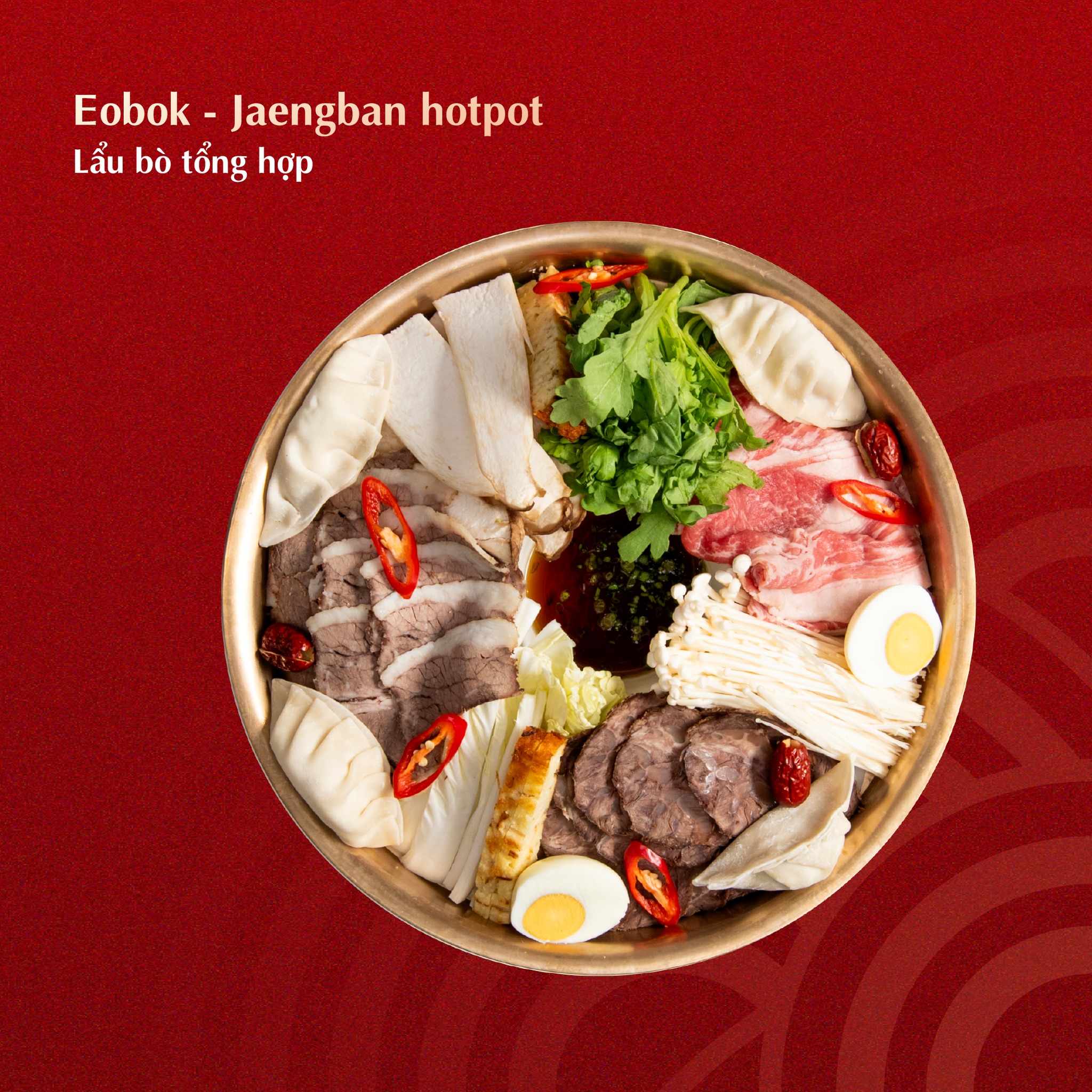 Lẩu bò Eobok Jeangbang