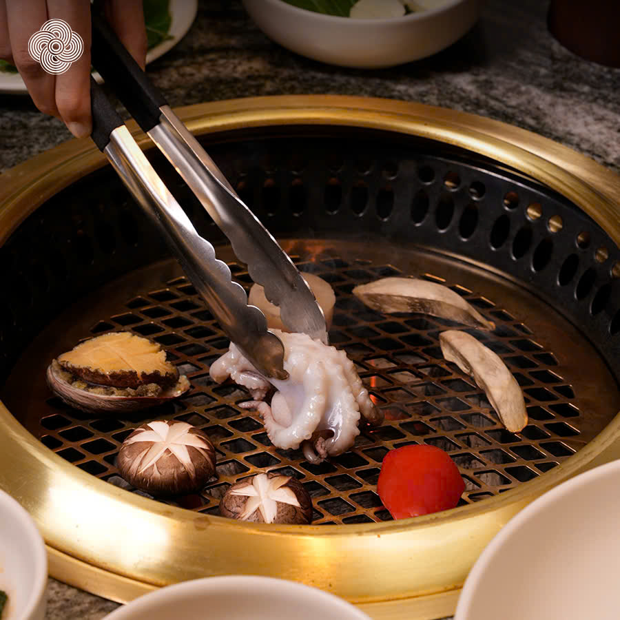 set nướng hải sản