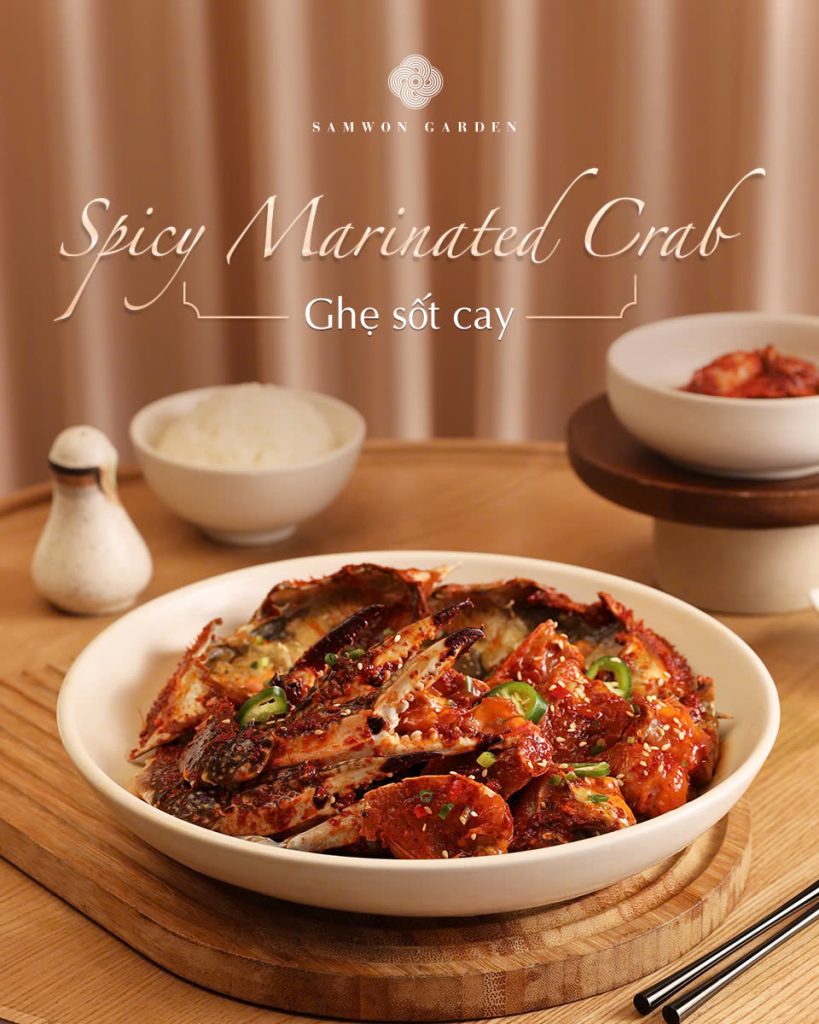 ghẹ sốt cay