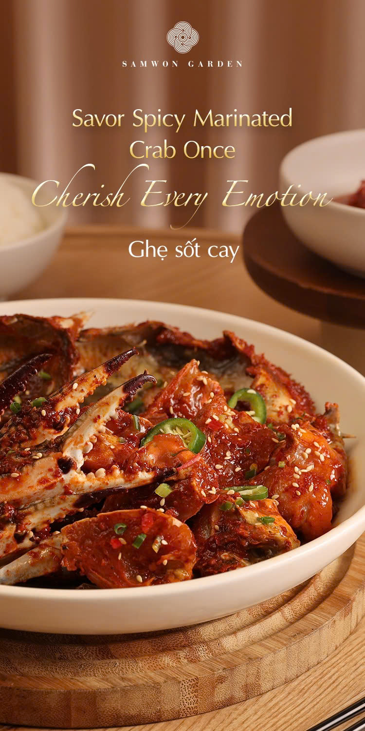Ghẹ sốt cay Hàn Quốc